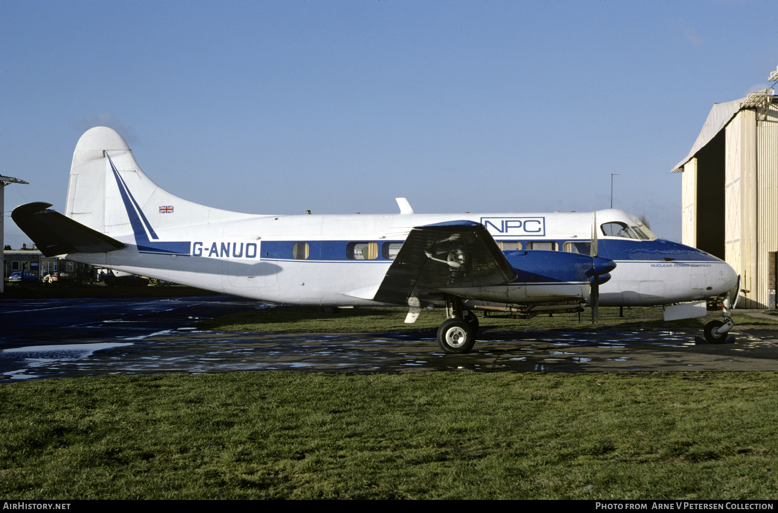 Aircraft Photo of G-ANUO | De Havilland D.H. 114 Heron 2D | NPC - Nuclear Power Company | AirHistory.net #604300