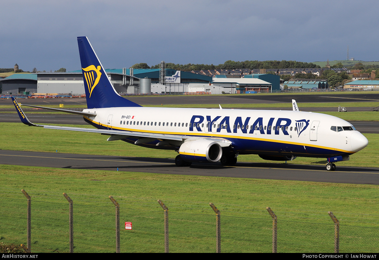 Aircraft Photo of 9H-QCI | Boeing 737-8AS | Ryanair | AirHistory.net #604307