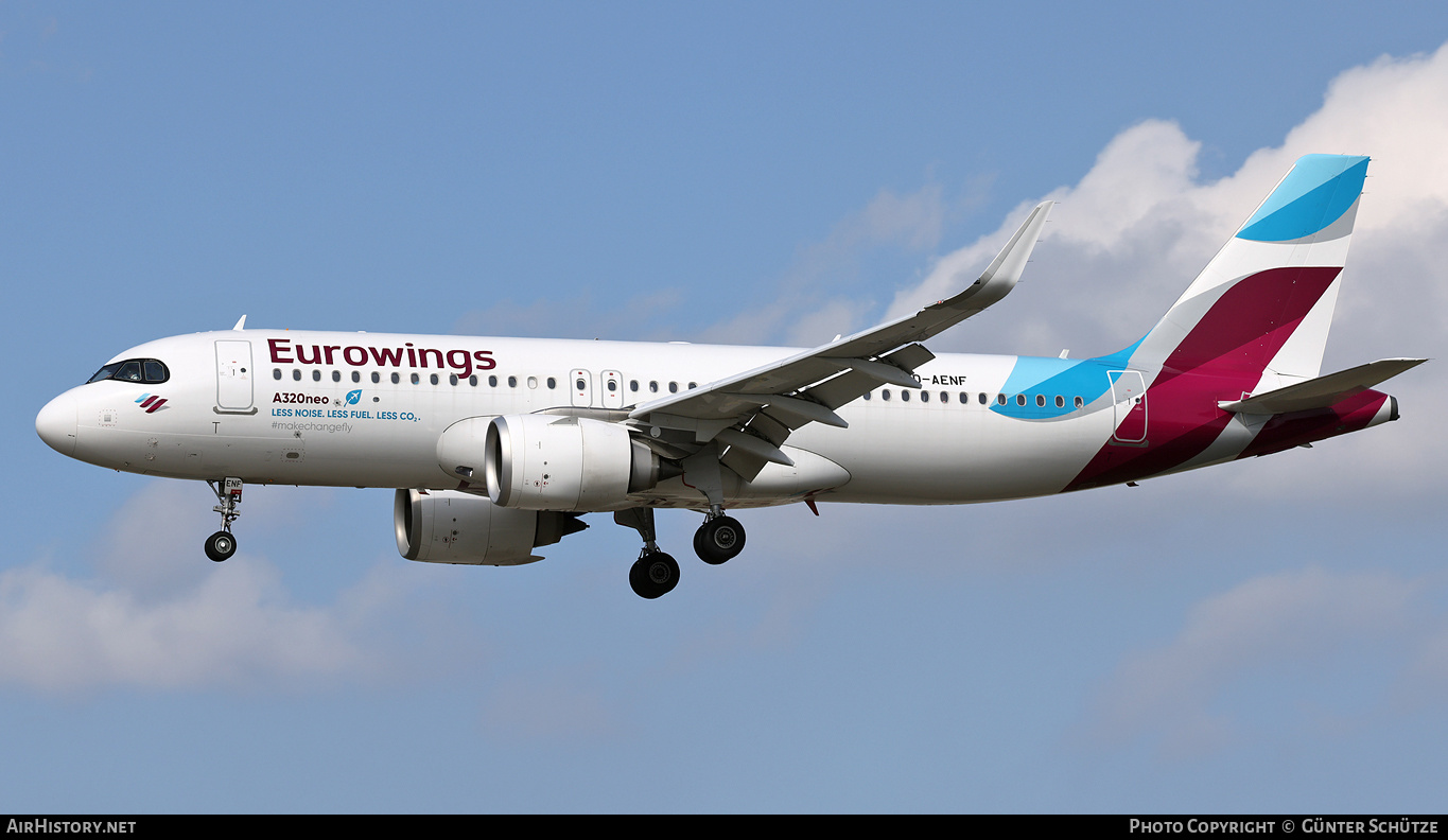 Aircraft Photo of D-AENF | Airbus A320-251N | Eurowings | AirHistory.net #604308