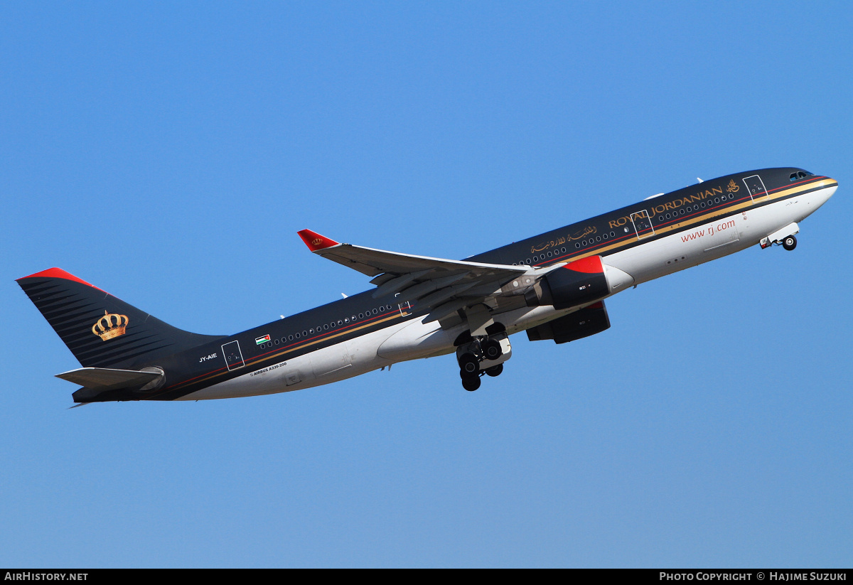 Aircraft Photo of JY-AIE | Airbus A330-223 | Royal Jordanian Airlines | AirHistory.net #604319
