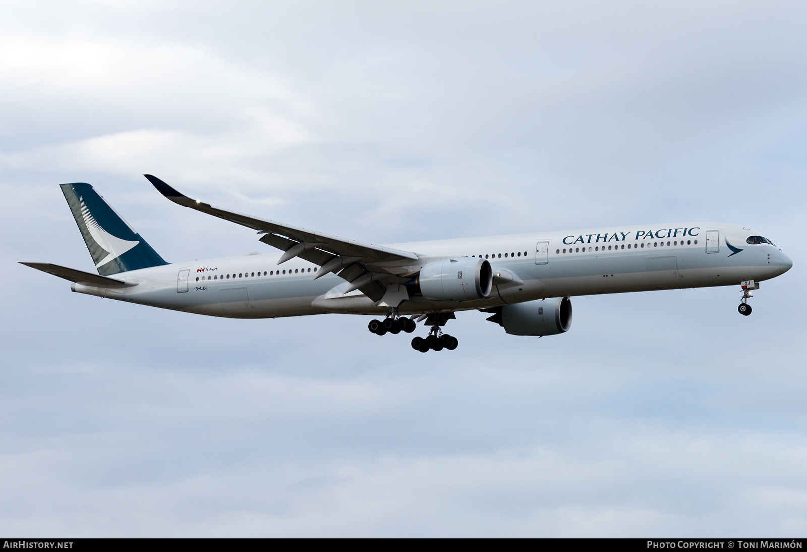 Aircraft Photo of B-LXJ | Airbus A350-1041 | Cathay Pacific Airways | AirHistory.net #604388