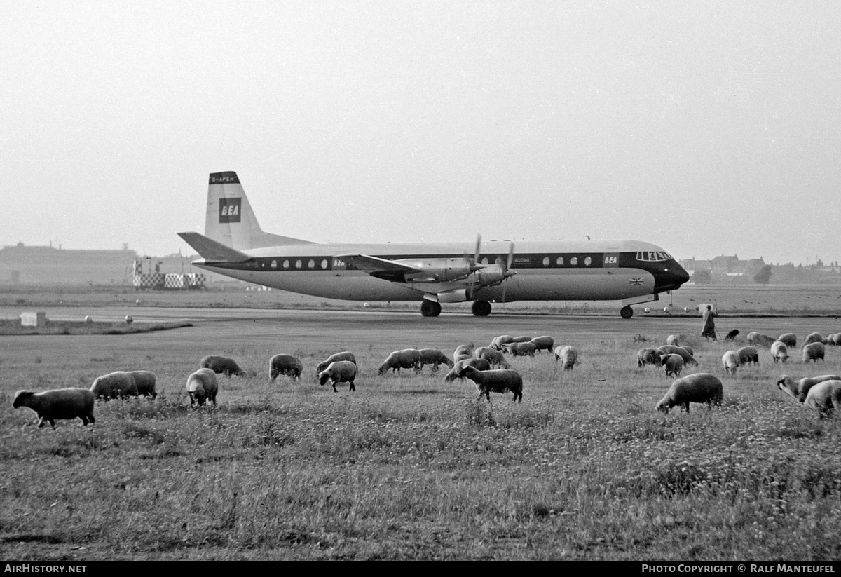 Aircraft Photo of G-APEH | Vickers 953 Vanguard | BEA - British European Airways | AirHistory.net #604390