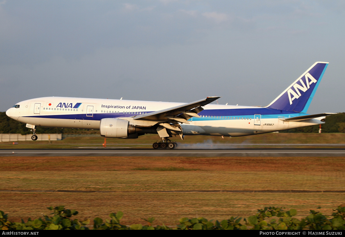 Aircraft Photo of JA8967 | Boeing 777-281 | All Nippon Airways - ANA | AirHistory.net #604396
