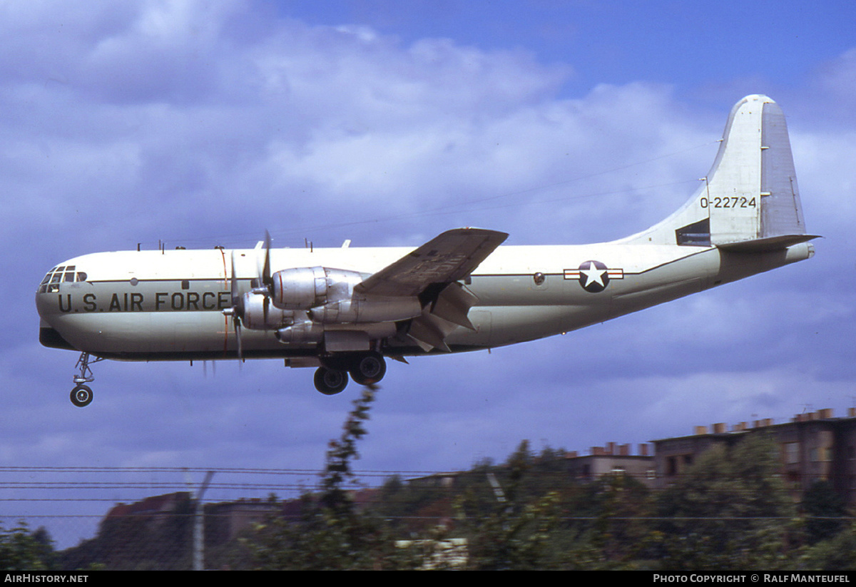 Aircraft Photo of 52-2724 / 0-22724 | Boeing EC-97G Stratofreighter | USA - Air Force | AirHistory.net #604400