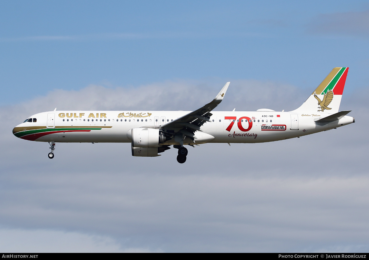 Aircraft Photo of A9C-NB | Airbus A321-253NX | Gulf Air | AirHistory.net #604403