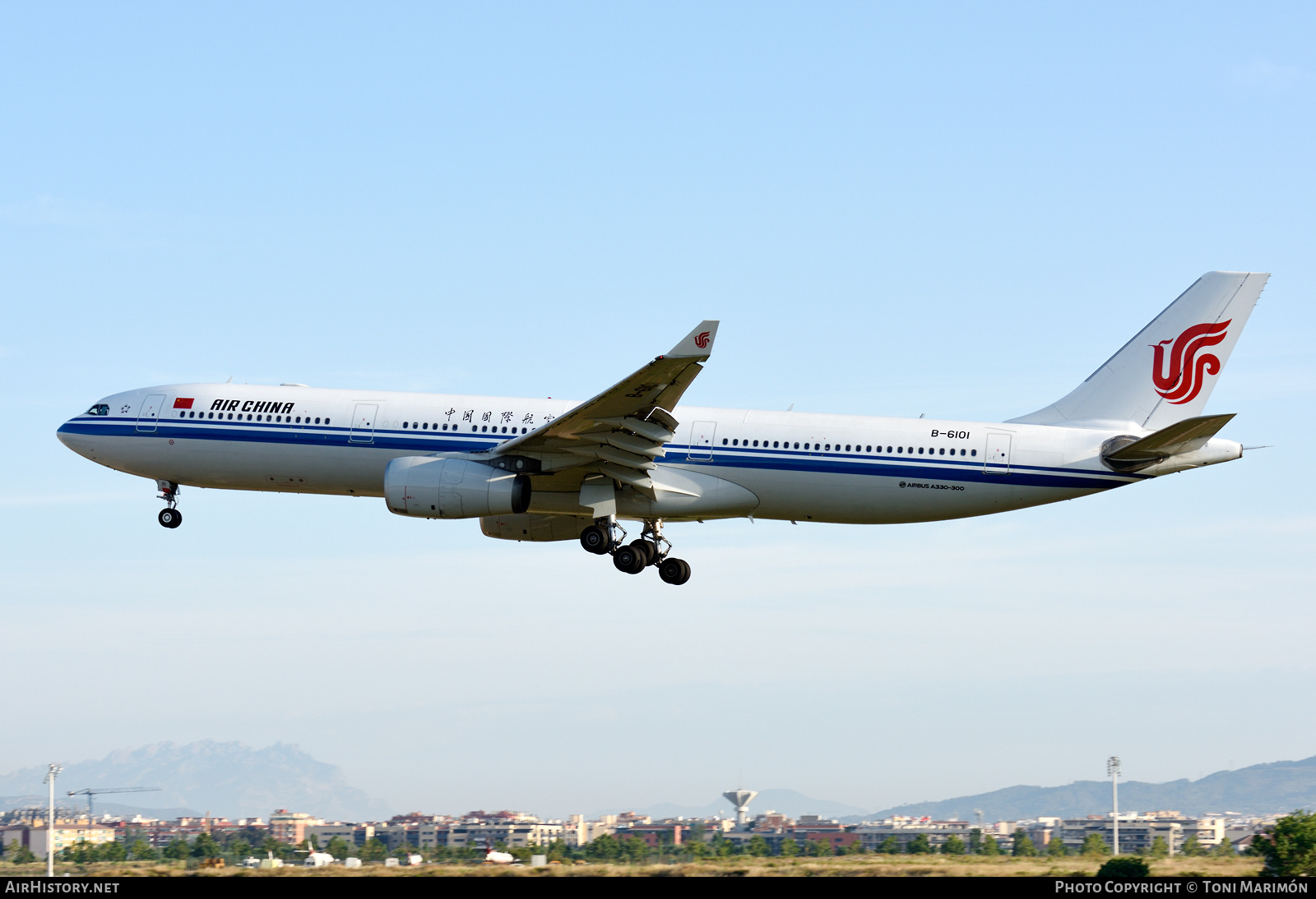 Aircraft Photo of B-6101 | Airbus A330-343E | Air China | AirHistory.net #604409