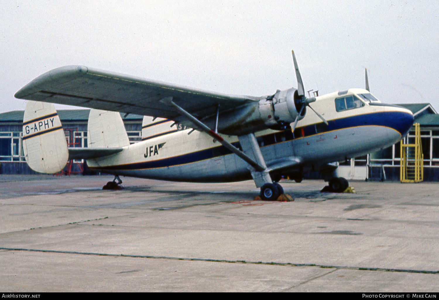 Aircraft Photo of G-APHY | Scottish Aviation Twin Pioneer Series 1 | J.F. Airlines - JFA | AirHistory.net #604435