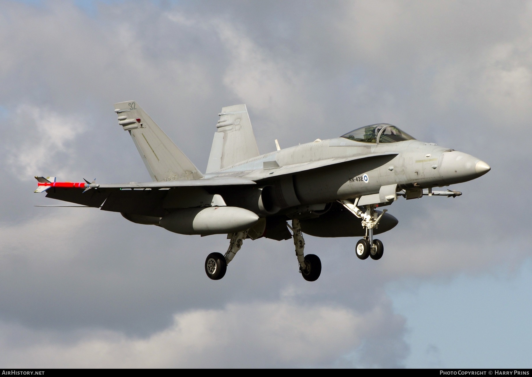 Aircraft Photo of HN-432 | McDonnell Douglas F/A-18C Hornet | Finland - Air Force | AirHistory.net #604469