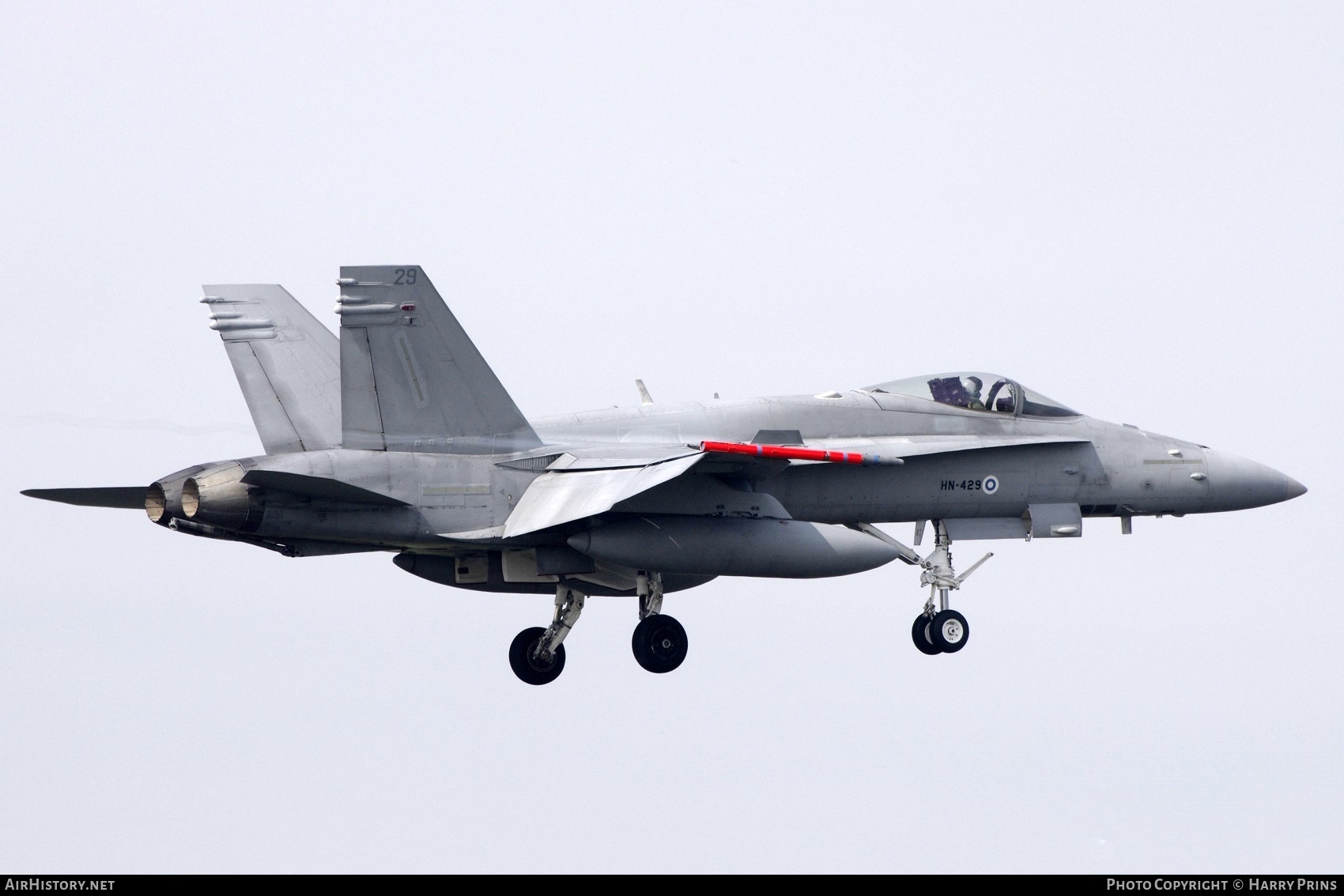 Aircraft Photo of HN-429 | McDonnell Douglas F/A-18C Hornet | Finland - Air Force | AirHistory.net #604470