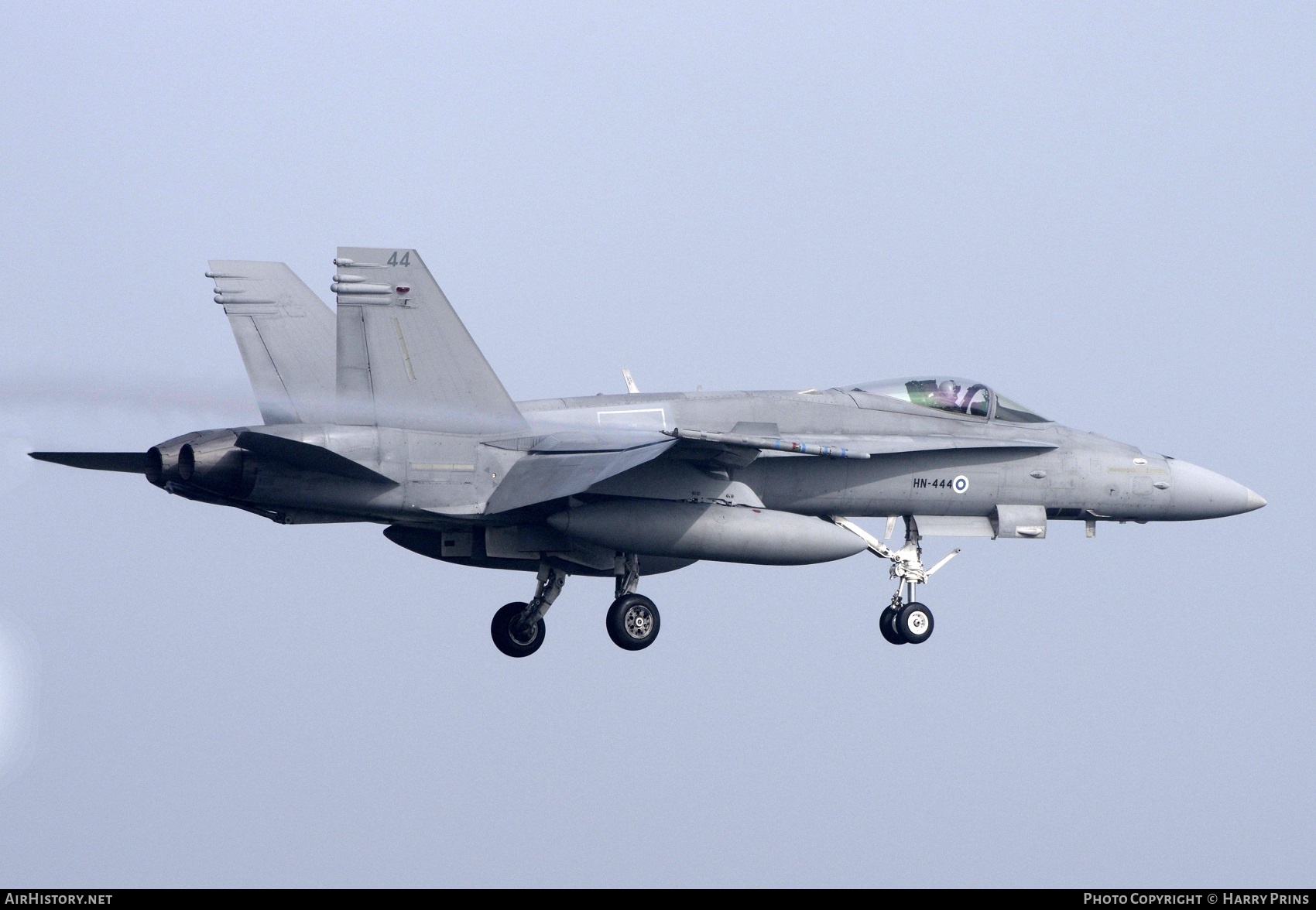 Aircraft Photo of HN-444 | McDonnell Douglas F/A-18C Hornet | Finland - Air Force | AirHistory.net #604483