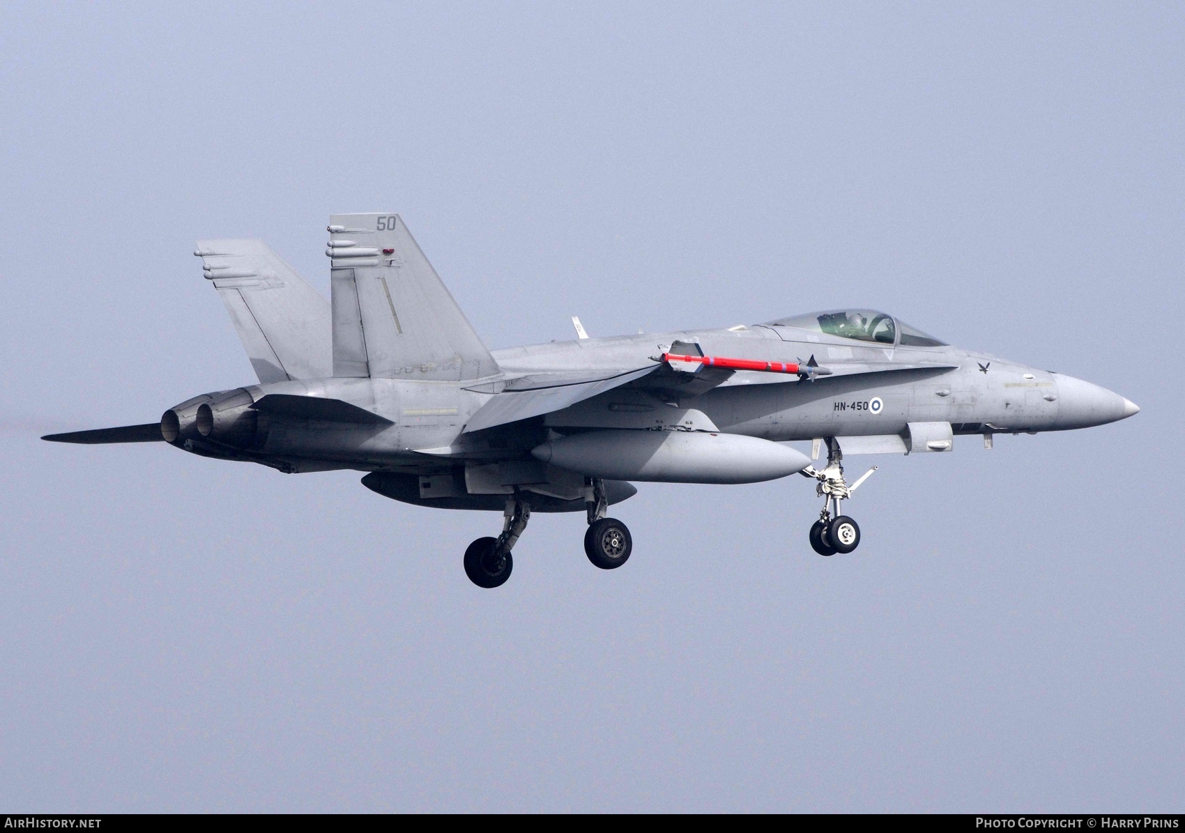 Aircraft Photo of HN-450 | McDonnell Douglas F/A-18C Hornet | Finland - Air Force | AirHistory.net #604490