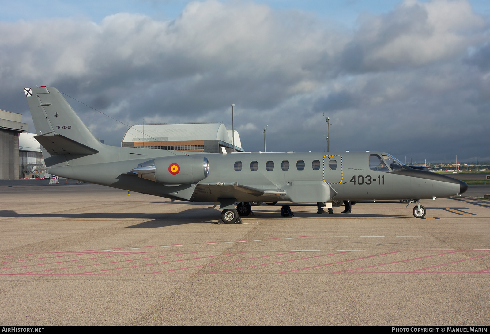 Aircraft Photo of TR.20-01 | Cessna 560 Citation V | Spain - Air Force | AirHistory.net #604495