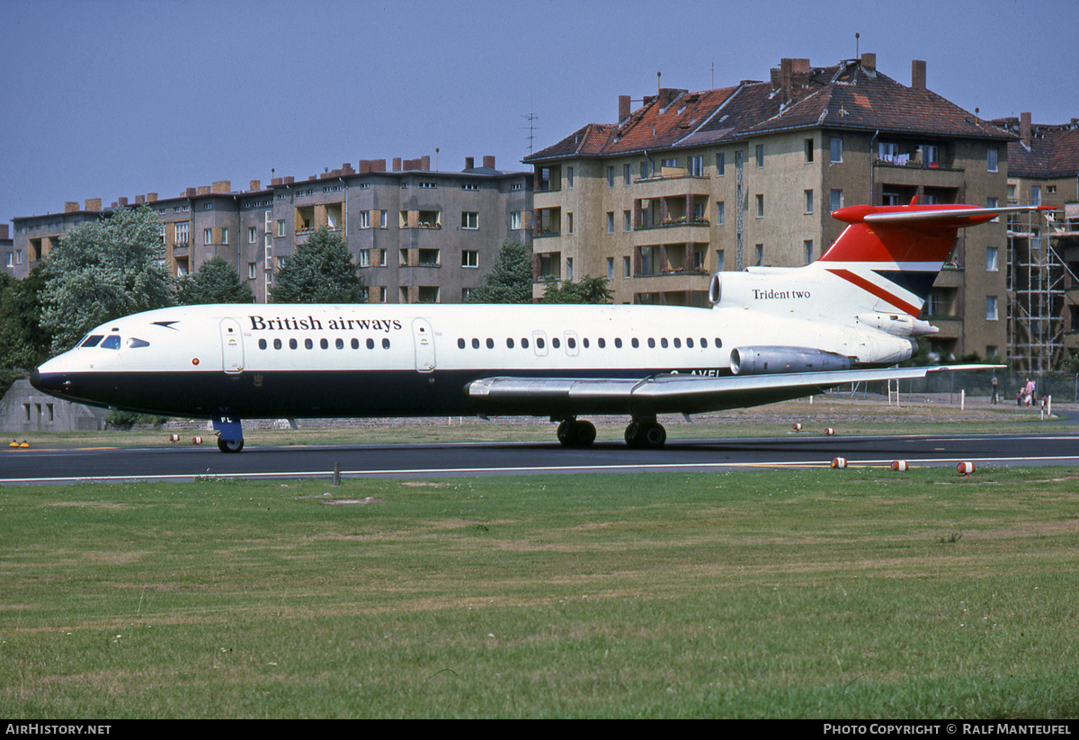 Aircraft Photo of G-AVFL | Hawker Siddeley HS-121 Trident 2E | British Airways | AirHistory.net #604497