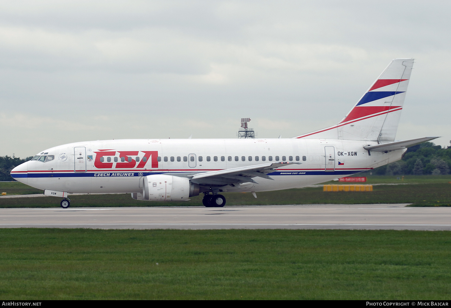 Aircraft Photo of OK-XGW | Boeing 737-5H6 | ČSA - Czech Airlines | AirHistory.net #604523