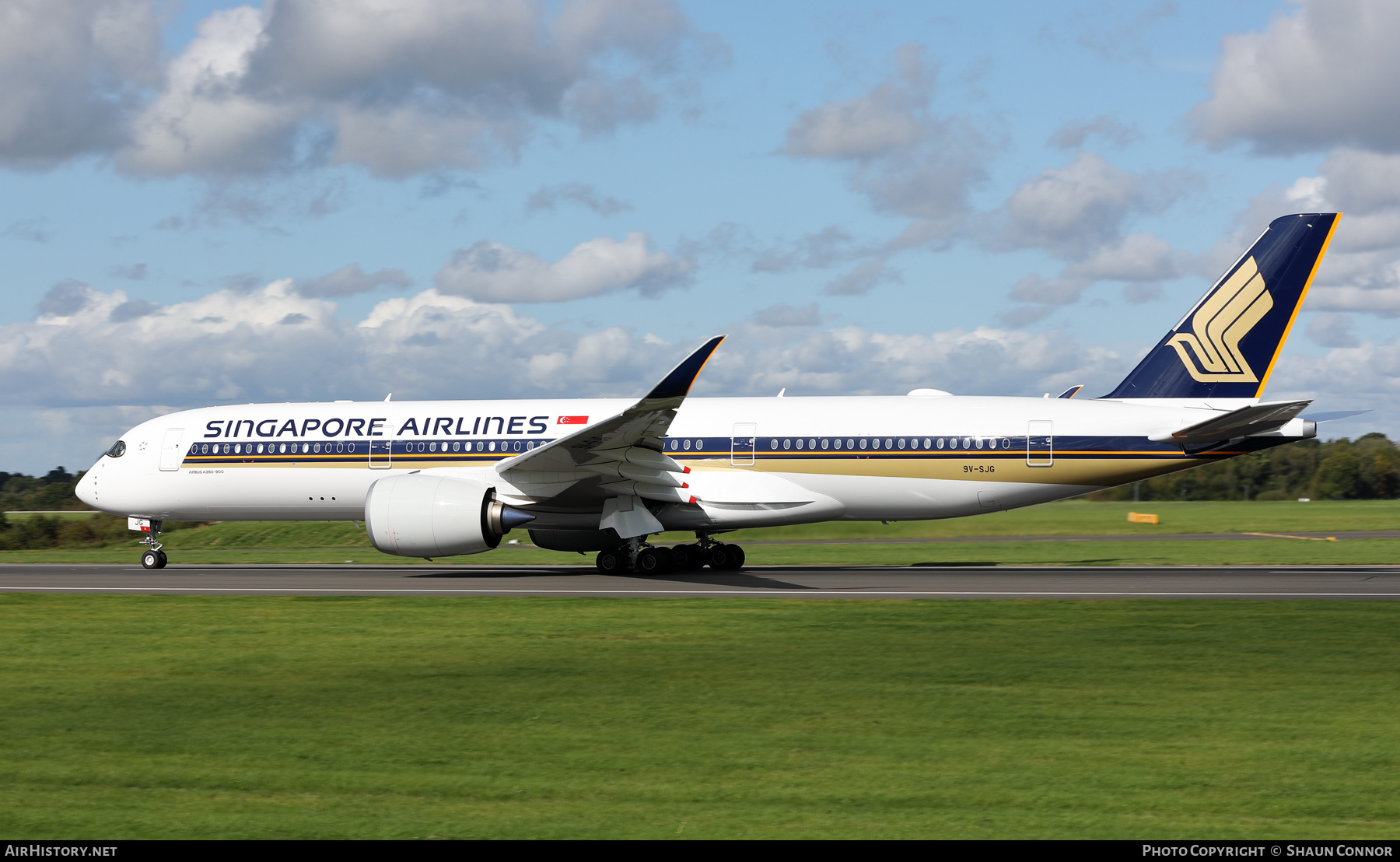 Aircraft Photo of 9V-SJG | Airbus A350-941 | Singapore Airlines | AirHistory.net #604544