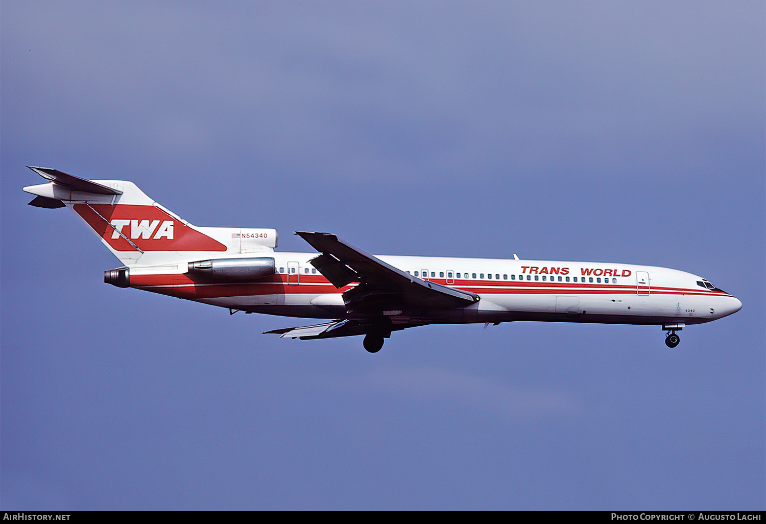 Aircraft Photo of N54340 | Boeing 727-231/Adv | Trans World Airlines - TWA | AirHistory.net #604547