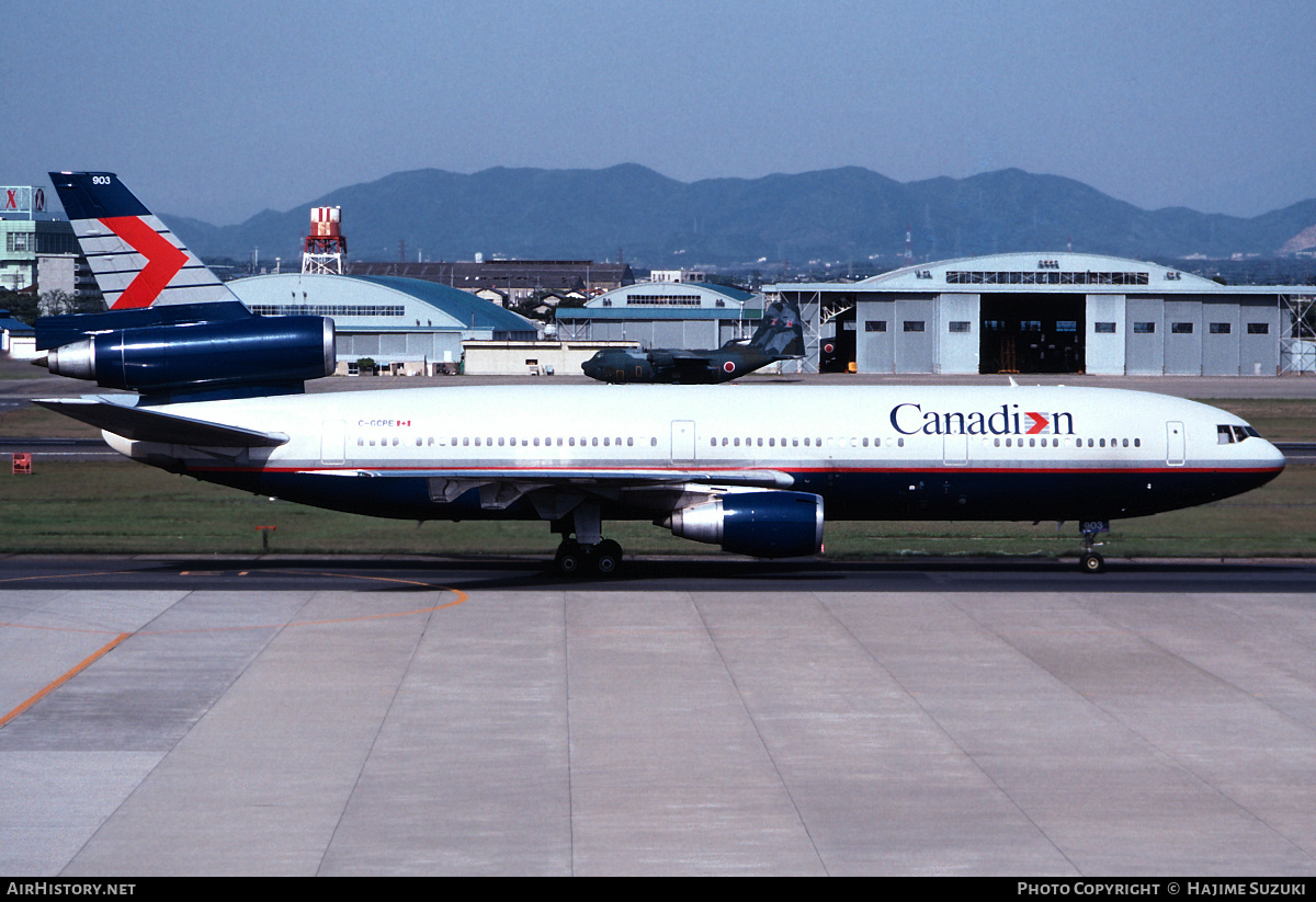 Aircraft Photo of C-GCPE | McDonnell Douglas DC-10-30(ER) | Canadian Airlines | AirHistory.net #604564