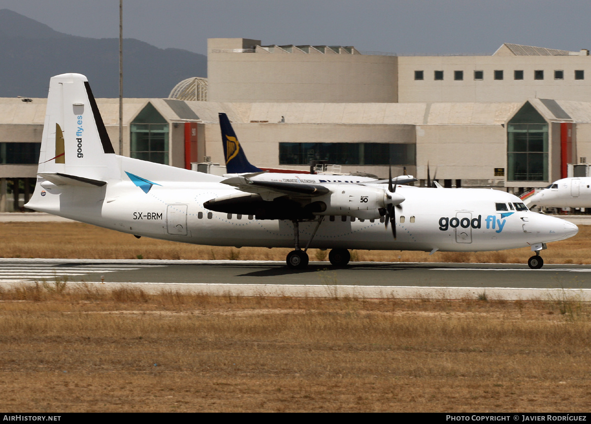 Aircraft Photo of SX-BRM | Fokker 50 | GoodFly | AirHistory.net #604589