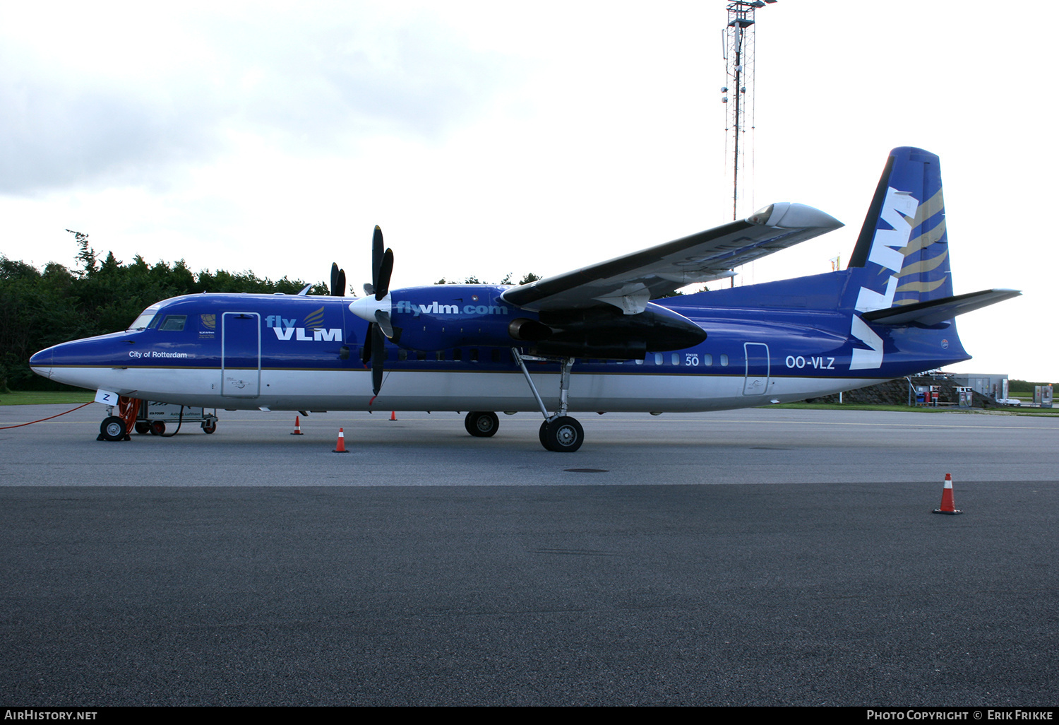 Aircraft Photo of OO-VLZ | Fokker 50 | VLM Airlines | AirHistory.net #604619