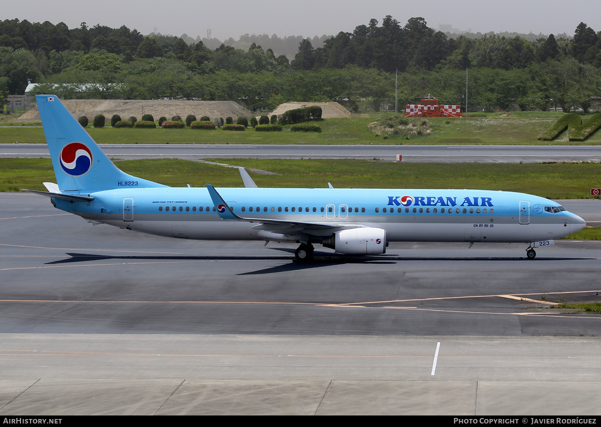 Aircraft Photo of HL8223 | Boeing 737-9B5/ER | Korean Air | AirHistory.net #604621