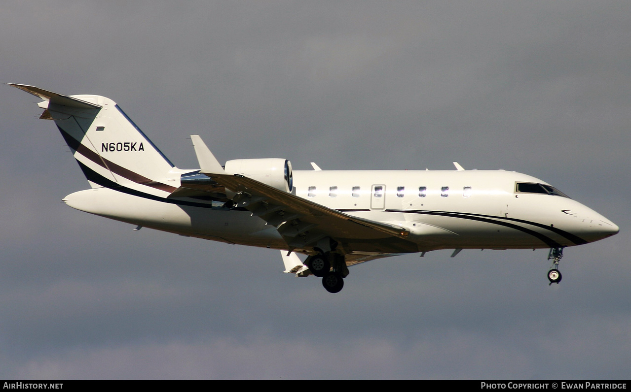 Aircraft Photo of N605KA | Bombardier Challenger 605 (CL-600-2B16) | AirHistory.net #604661