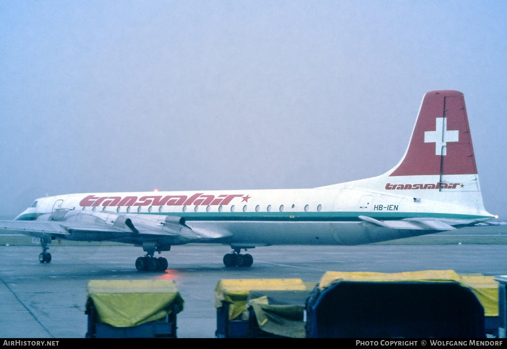 Aircraft Photo of HB-IEN | Canadair CL-44D4-2 | Transvalair | AirHistory.net #604671