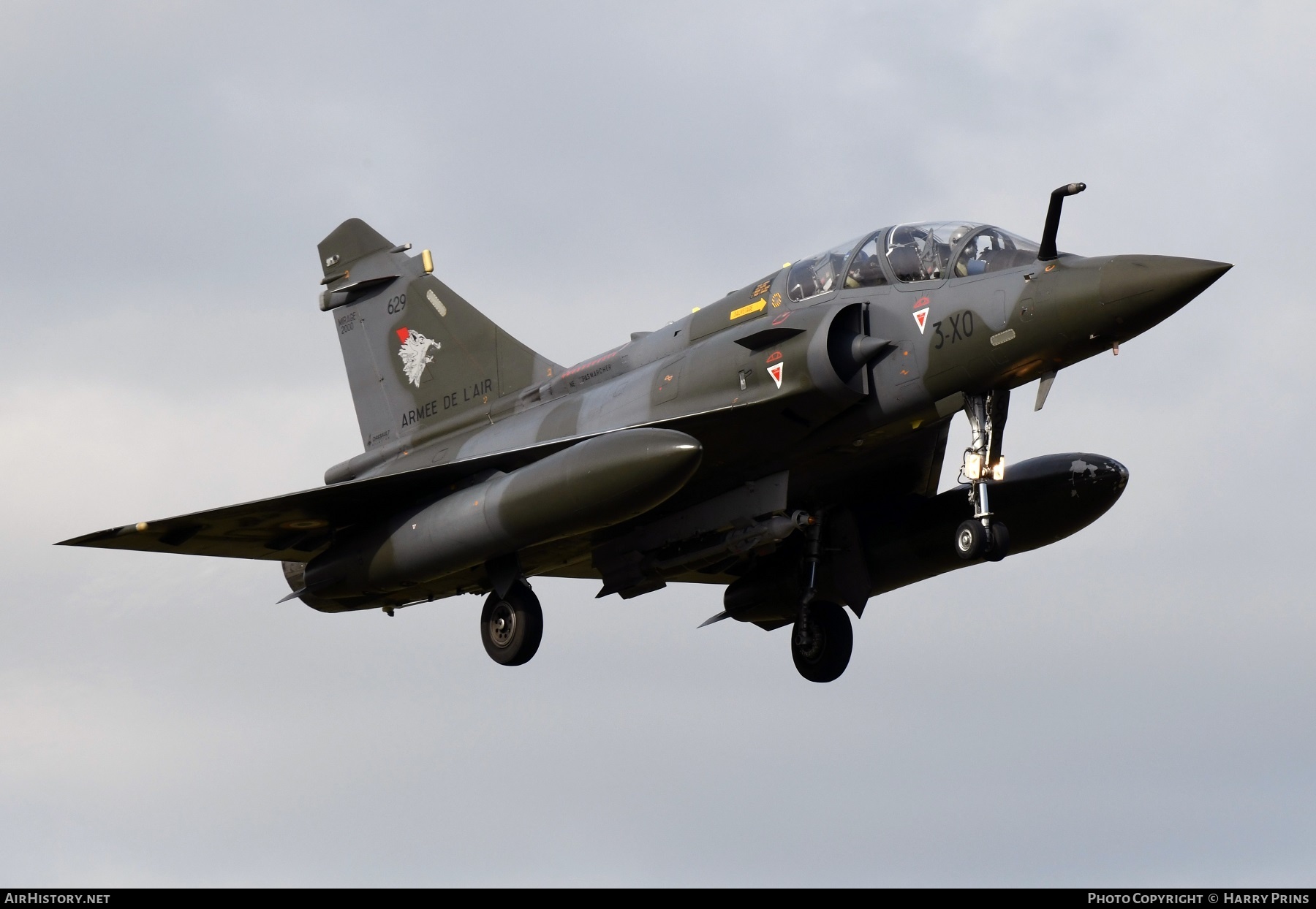 Aircraft Photo of 629 | Dassault Mirage 2000D | France - Air Force | AirHistory.net #604672