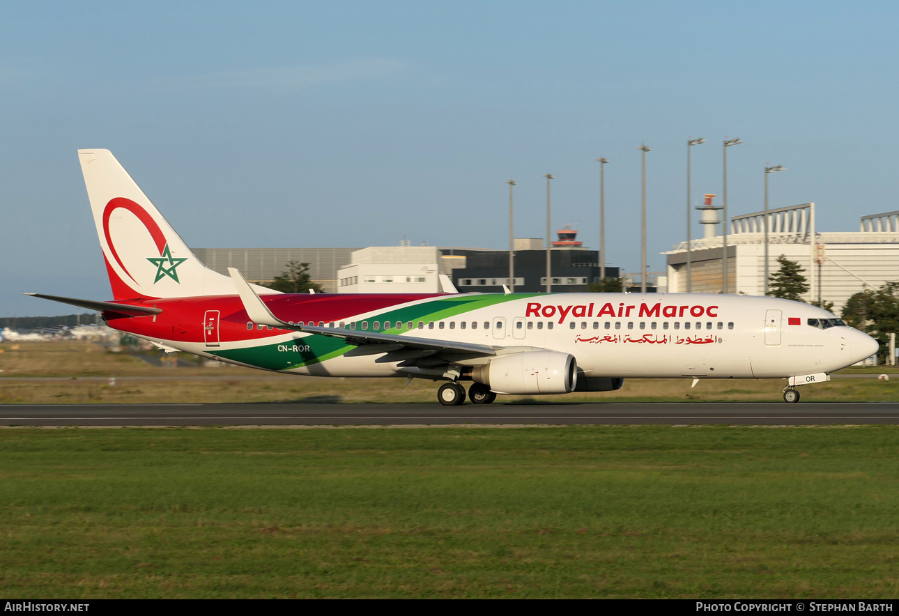 Aircraft Photo of CN-ROR | Boeing 737-8B6 | Royal Air Maroc - RAM | AirHistory.net #604680