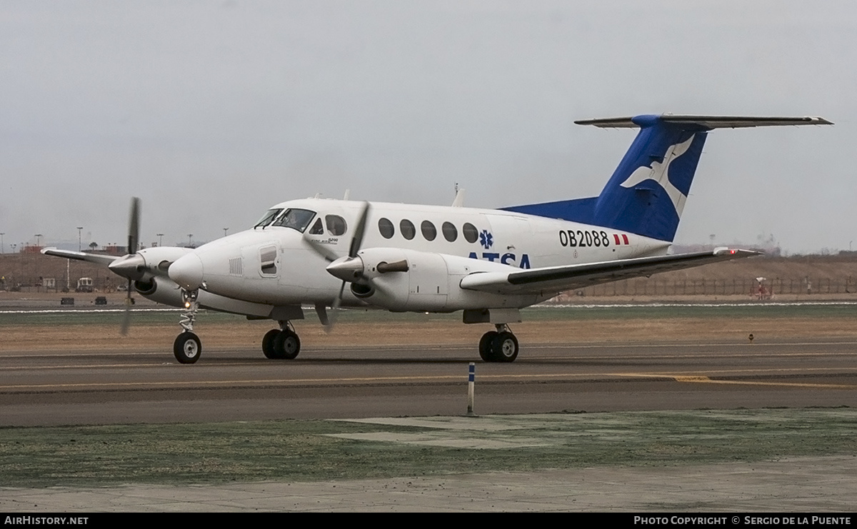 Aircraft Photo of OB-2088 | Beechcraft B200 King Air | ATSA - Aero Transporte | AirHistory.net #604705