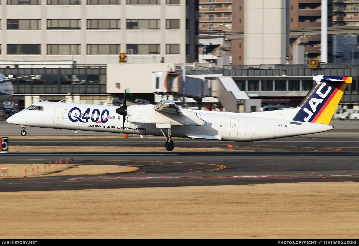 Aircraft Photo of JA842C | Bombardier DHC-8-402 Dash 8 | Japan Air Commuter - JAC | AirHistory.net #604721