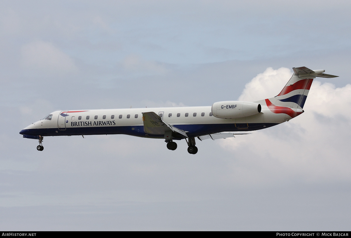 Aircraft Photo of G-EMBF | Embraer ERJ-145EU (EMB-145EU) | British Airways | AirHistory.net #604733