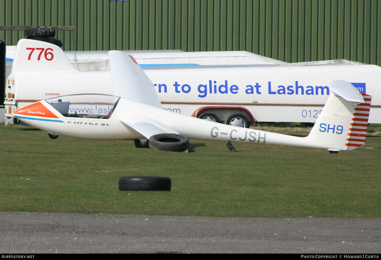 Aircraft Photo of G-CJSH | Grob G-102 Club Astir IIIB | Surrey & Hants Gliding Club | AirHistory.net #604794