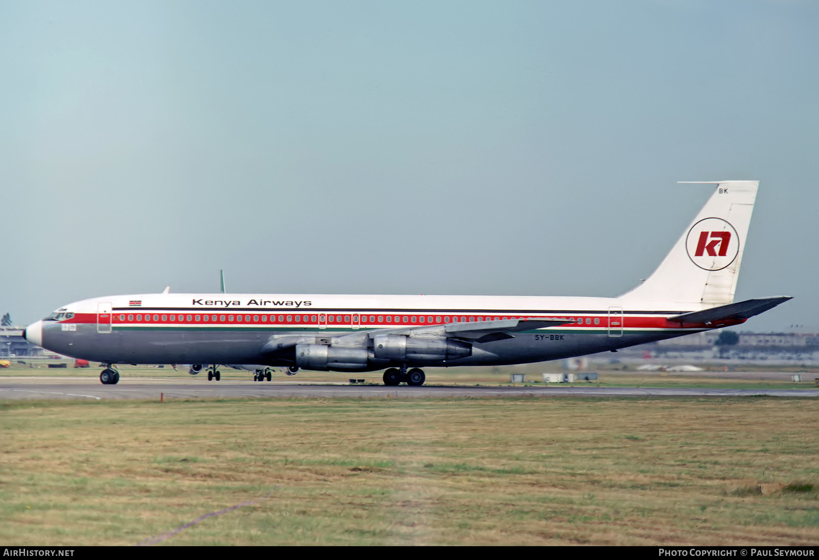 Aircraft Photo of 5Y-BBK | Boeing 707-351B | Kenya Airways | AirHistory.net #604802