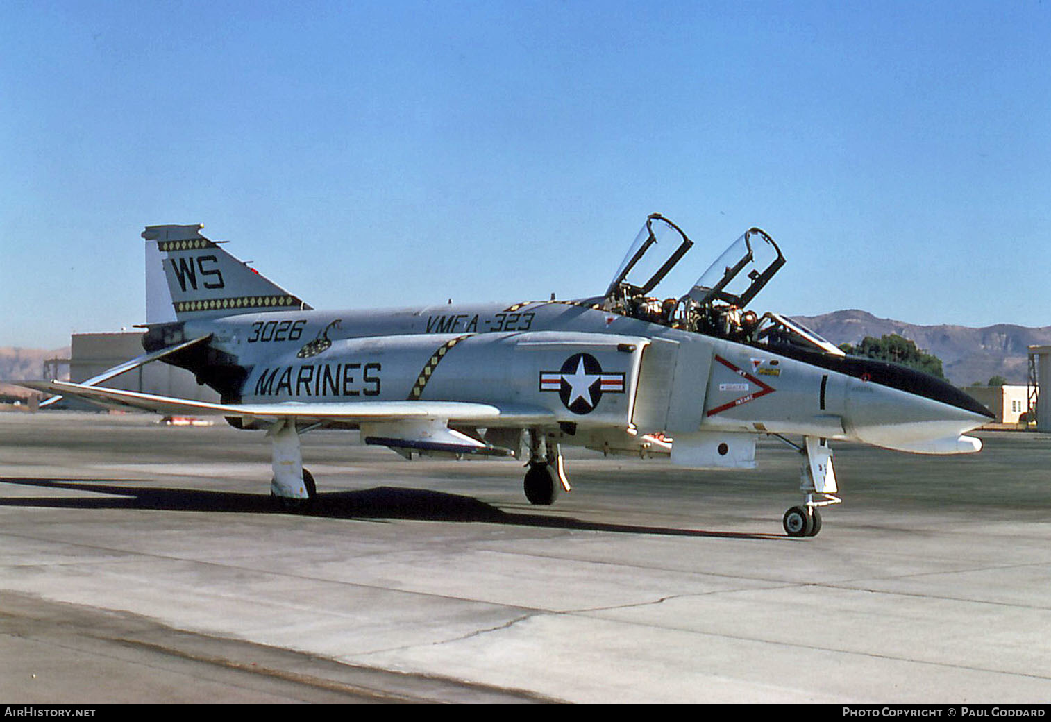 Aircraft Photo of 153026 / 3026 | McDonnell Douglas F-4N Phantom II | USA - Marines | AirHistory.net #604821