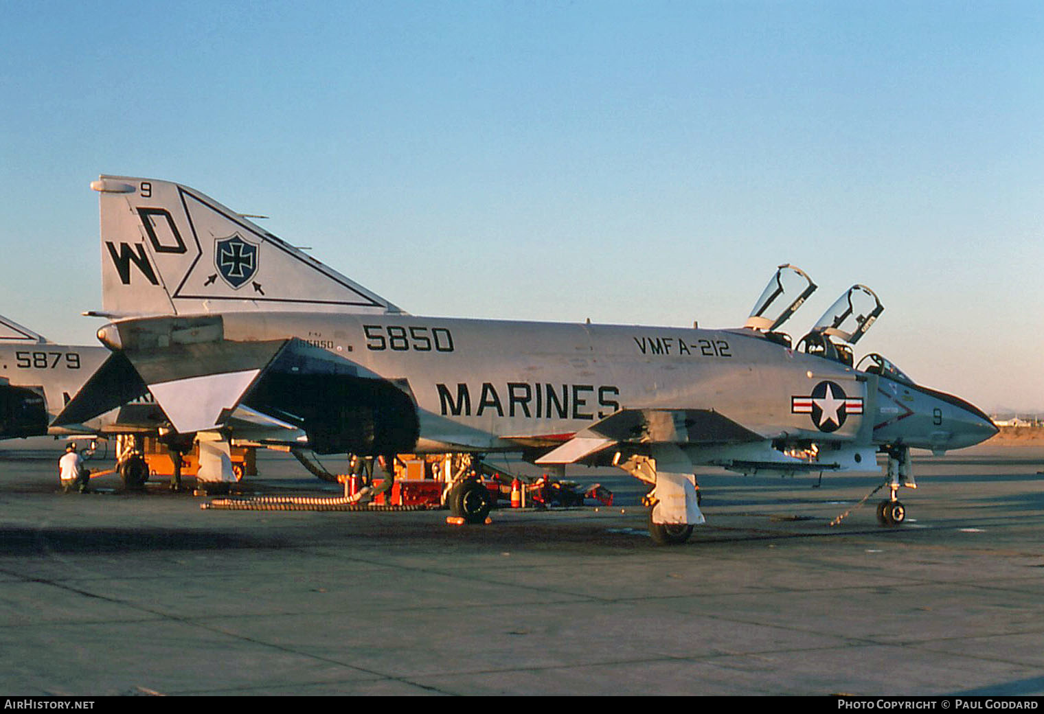 Aircraft Photo of 155850 / 5850 | McDonnell Douglas F-4J Phantom II | USA - Marines | AirHistory.net #604826