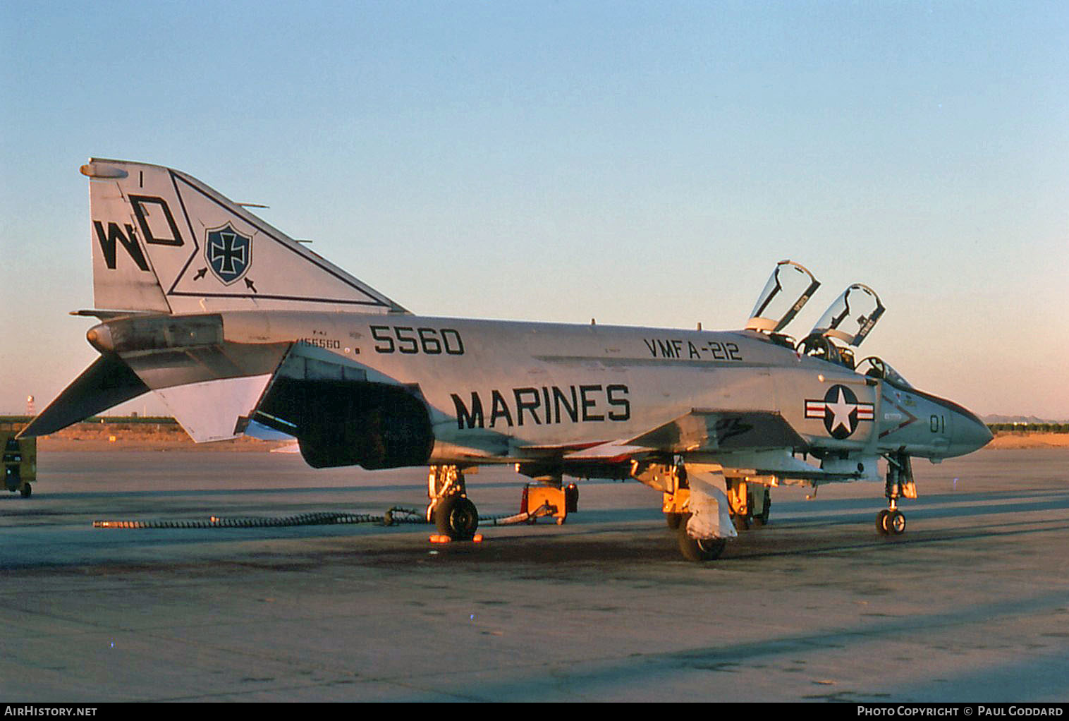 Aircraft Photo of 155560 / 5560 | McDonnell Douglas F-4J Phantom II | USA - Marines | AirHistory.net #604833