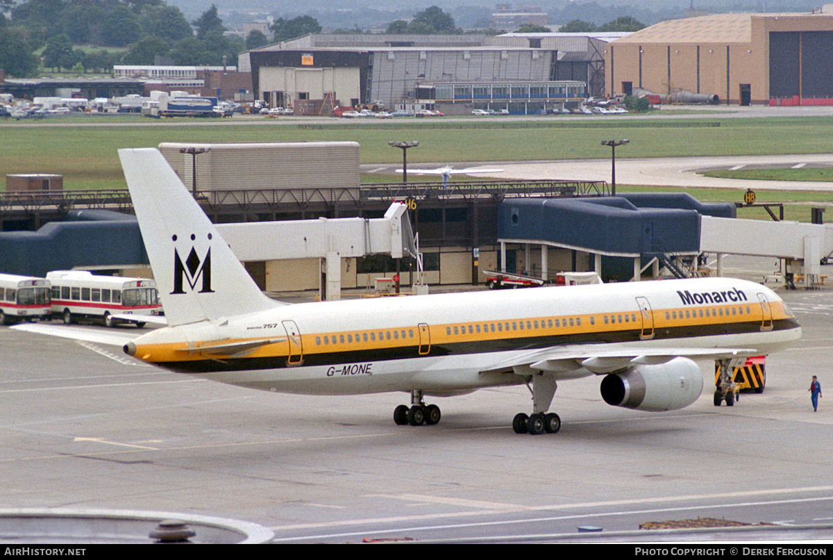 Aircraft Photo of G-MONE | Boeing 757-2T7 | Monarch Airlines | AirHistory.net #604842