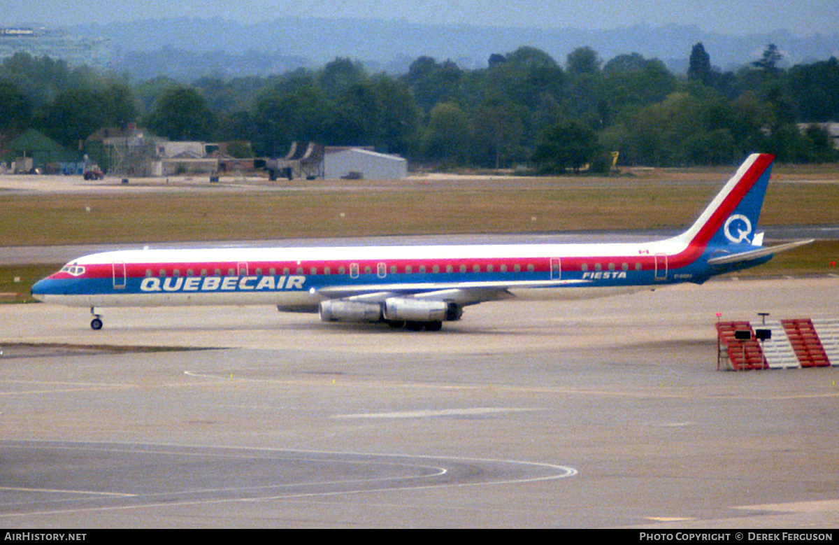 Aircraft Photo of C-GQBA | McDonnell Douglas DC-8-63 | Quebecair | AirHistory.net #604855