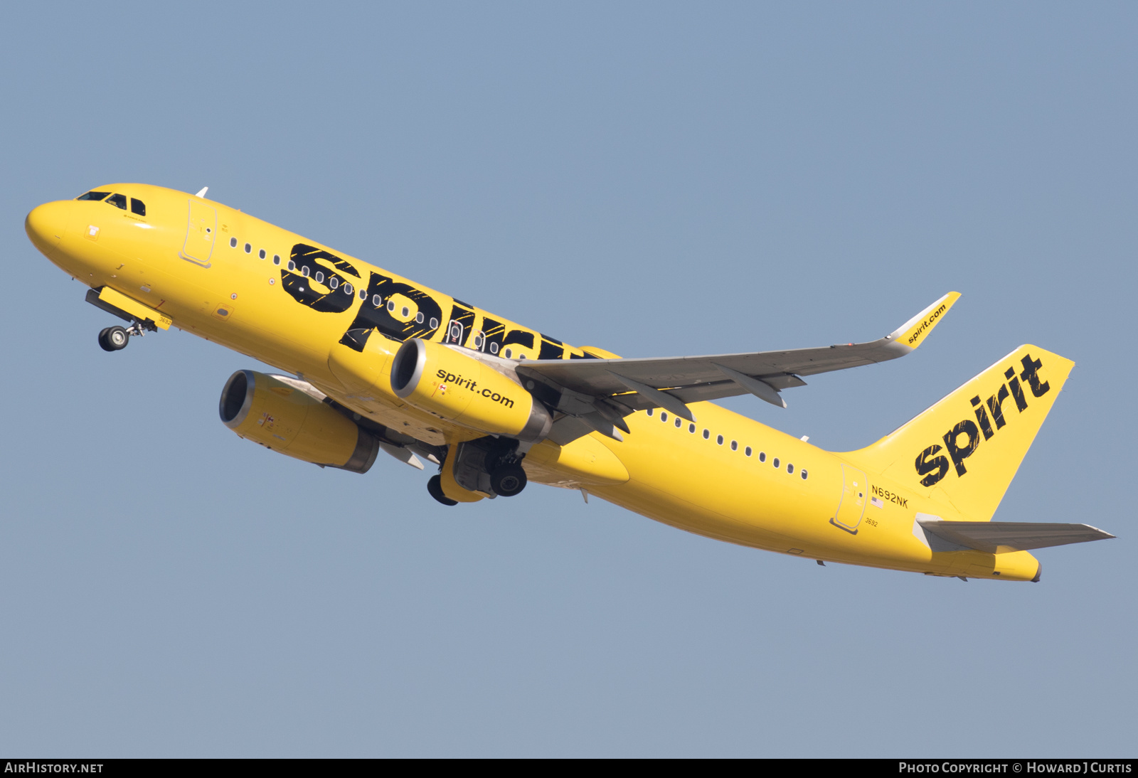 Aircraft Photo of N692NK | Airbus A320-232 | Spirit Airlines | AirHistory.net #604861