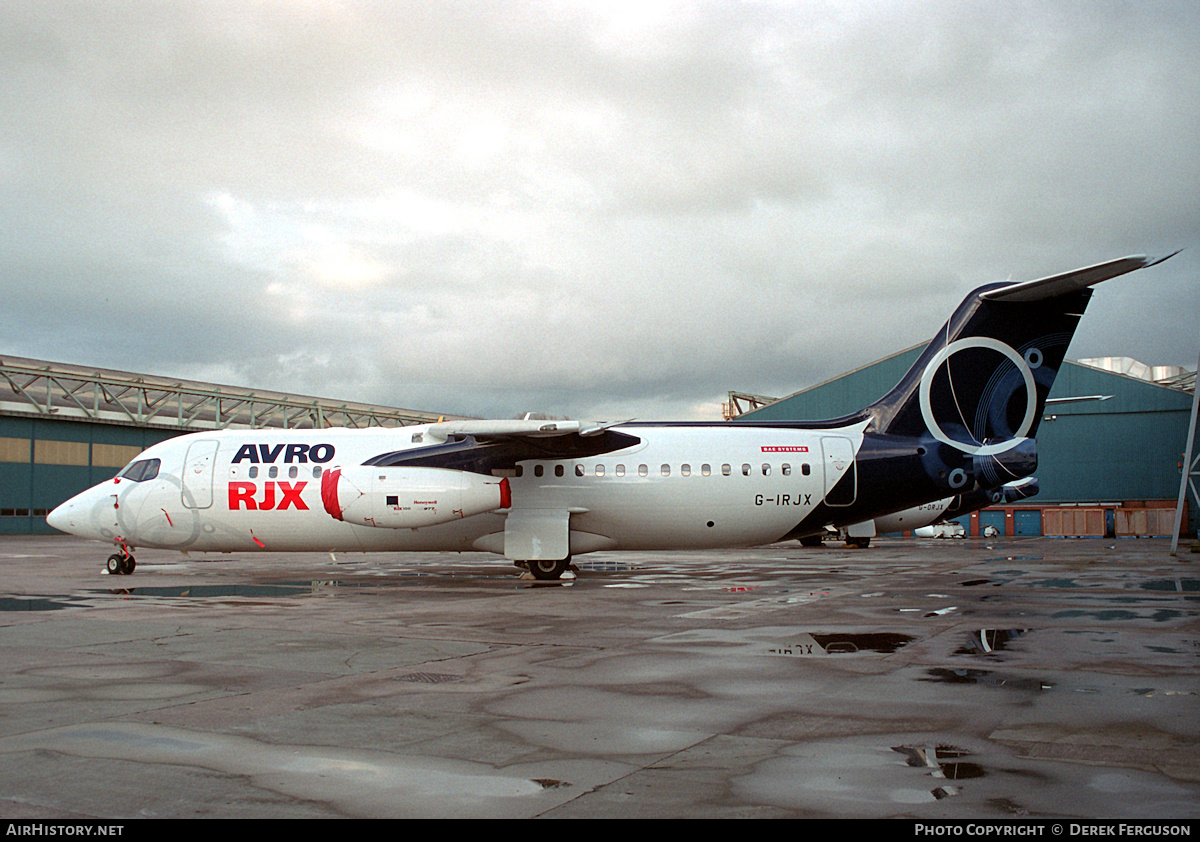 Aircraft Photo of G-IRJX | BAE Systems Avro 146-RJX100 | AirHistory.net #604876