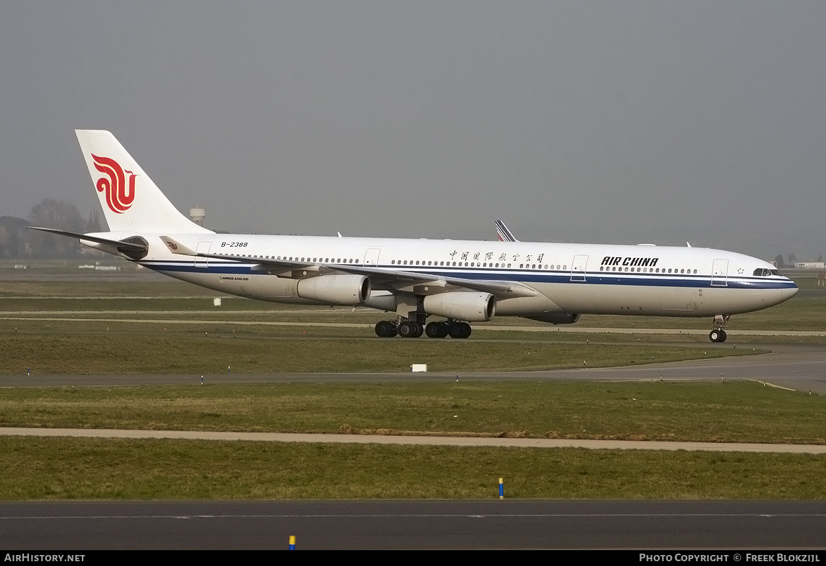 Aircraft Photo of B-2388 | Airbus A340-313X | Air China | AirHistory.net #604890