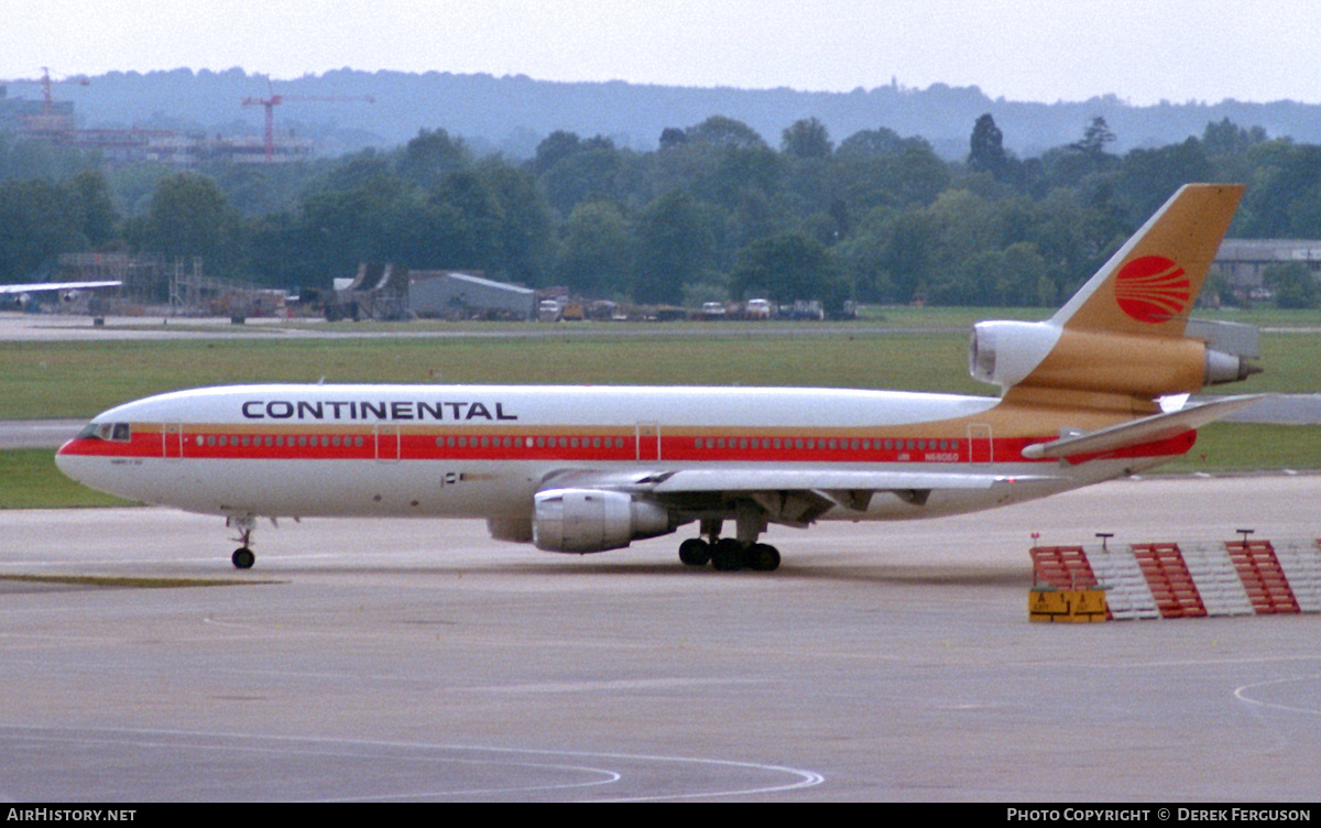 Aircraft Photo of N68060 | McDonnell Douglas DC-10-30 | Continental Airlines | AirHistory.net #604895