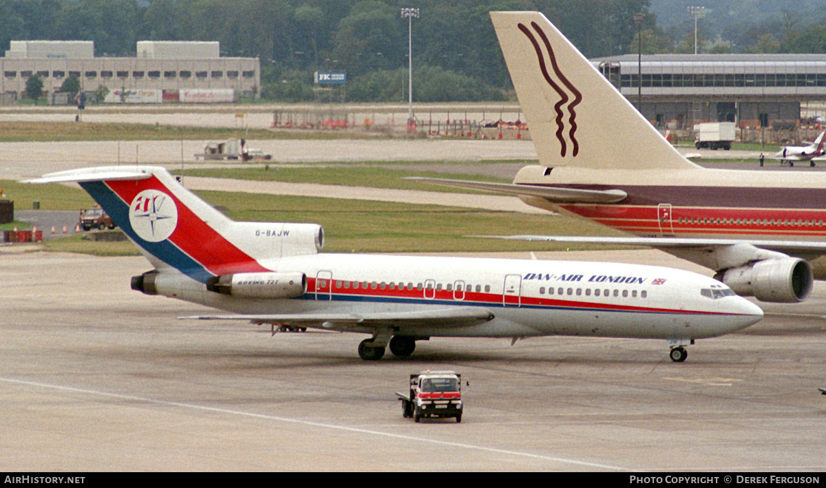 Aircraft Photo of G-BAJW | Boeing 727-46 | Dan-Air London | AirHistory.net #604897
