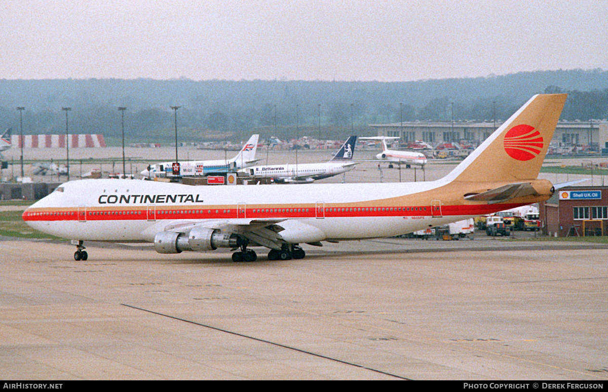 Aircraft Photo of N606PE | Boeing 747-143 | Continental Airlines | AirHistory.net #604914