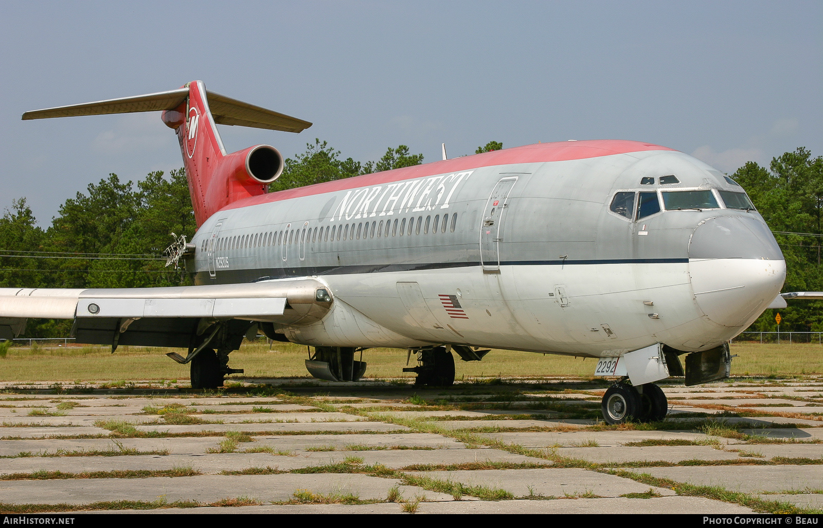 Aircraft Photo of N292US | Boeing 727-251 | Northwest Airlines | AirHistory.net #604926