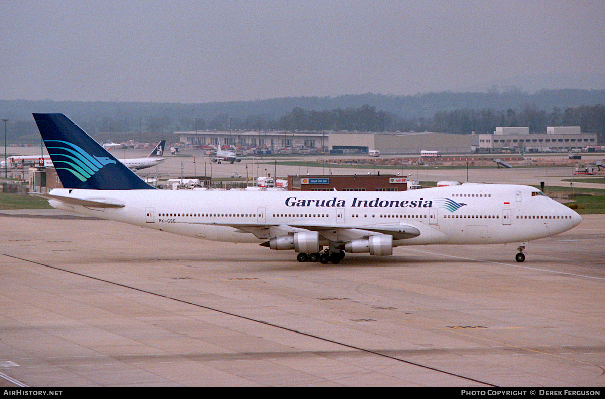 Aircraft Photo of PK-GSE | Boeing 747-2U3B | Garuda Indonesia | AirHistory.net #604940