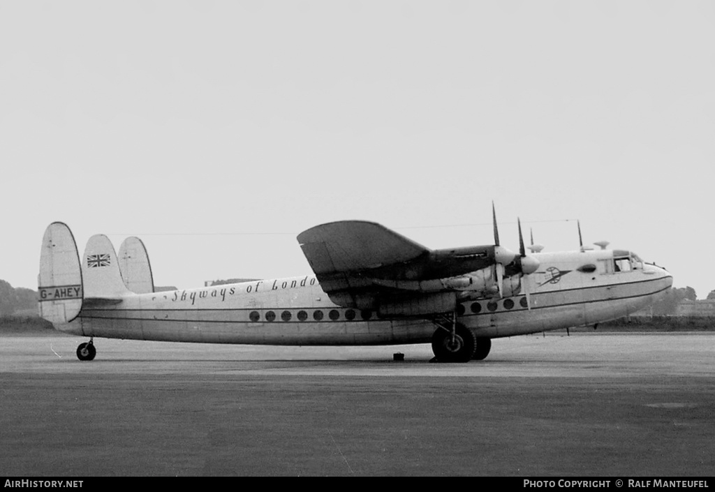 Aircraft Photo of G-AHEY | Avro 685 York C1 | Skyways of London | AirHistory.net #604962