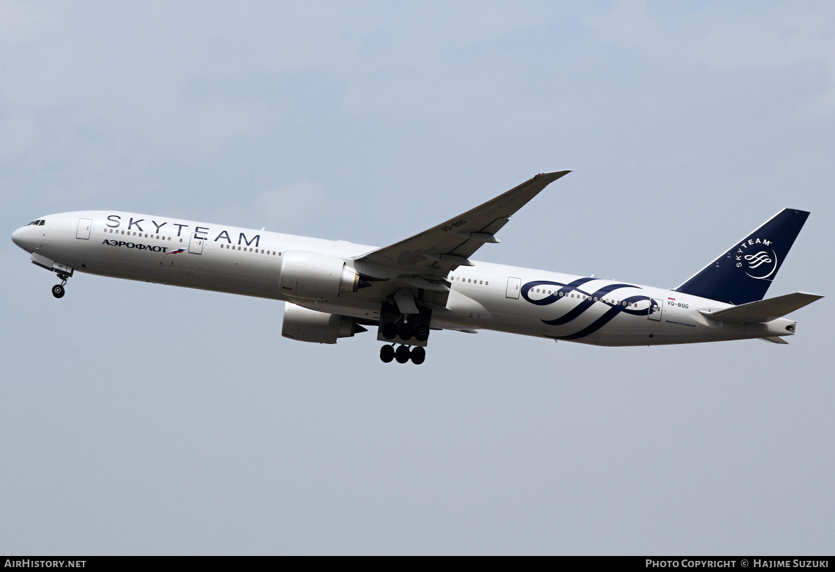 Aircraft Photo of VQ-BQG | Boeing 777-3M0/ER | Aeroflot - Russian Airlines | AirHistory.net #604964