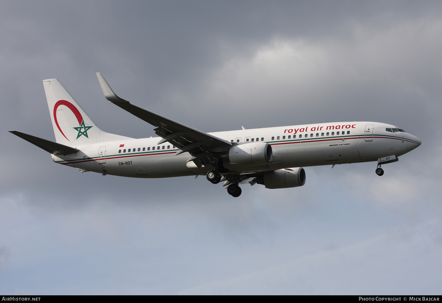 Aircraft Photo of CN-ROT | Boeing 737-8B6 | Royal Air Maroc - RAM | AirHistory.net #604990