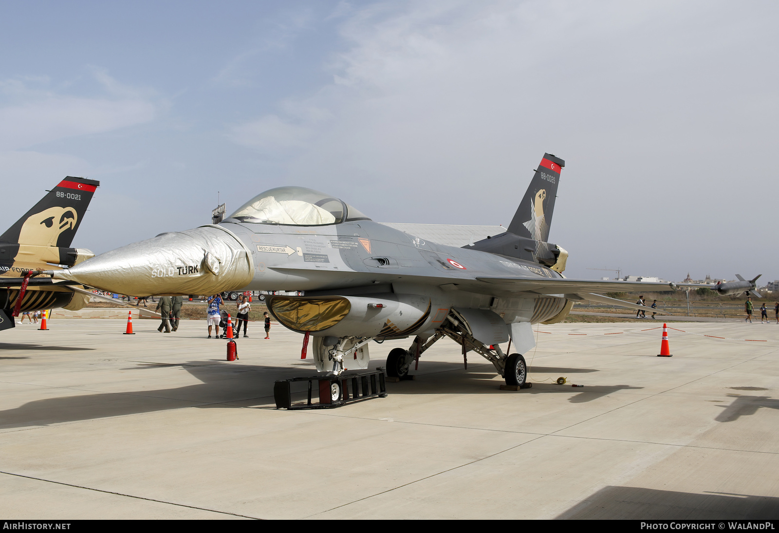 Aircraft Photo of 88-0025 | Lockheed Martin F-16C Fighting Falcon | Turkey - Air Force | AirHistory.net #605006
